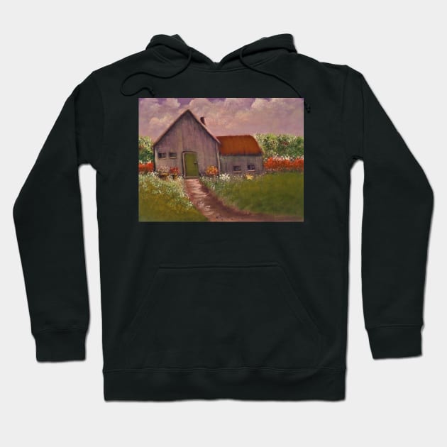 This old house Hoodie by Allison Prior Art